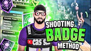 THE *NEW* FASTEST SHOOTING BADGE METHOD IN NBA 2K22! HOW TO GET YOUR SHOOTING BADGES IN UNDER 1 DAY!