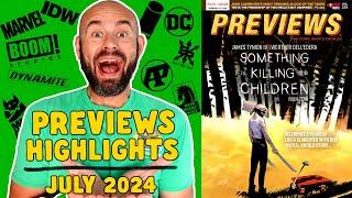 Comic Book Preview Highlights For July 2024