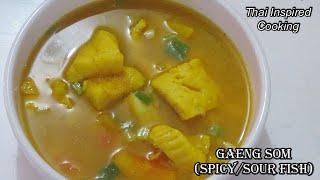 Spicy Sour Fish Curry (Thai Gaeng Som) | Thai Inspired Food | Mark Wiens Inspired Cooking | Trinidad