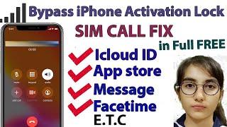 How to Bypass iPhone Activation Lock MEID or No MEID Sim Call Fix in Full Free | 100% Working Method