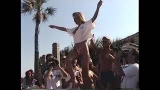 The Creazy bikini contest at CoCoa beach Florida Beautiful Bikini contestant Faith.