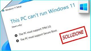 ️ Come INSTALLARE Windows 11 su PC NON SUPPORTATI ! SUPER FACILE 