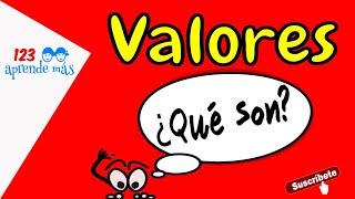 ¿Qué son los VALORES? Vídeo para niños.