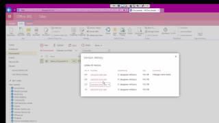 How to Restore a Previous Version of a file in SharePoint Online - Microsoft Office 365 Tips