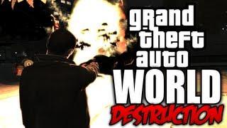 GTA 4: World Destruction! - (Tsunami Mod + Carmageddon Mod COMBINED!)