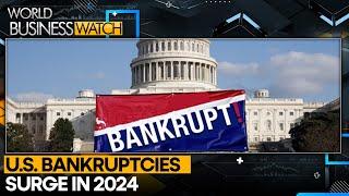 US Bankruptcy Filings Hit Highest Levels Since 2020 | World Business Watch | WION News