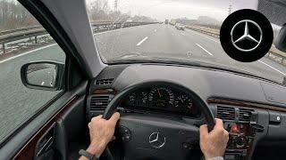 2000 Mercedes E W210 (E200 KOMPRESSOR 163 HP) | POV Test Drive #1 P&G