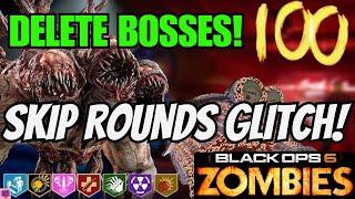 BO6 GLITCH - NEW SOLO SKIP ROUNDS GLITCH + INSTANTLY DELETE ELITE BOSSES! (BO6 ZOMBIES GLITCH)