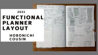 How I setup Hobonichi Cousin for Functional Planning | Pt.1