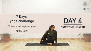 Day 4 - 7 day yoga challenge | Digestive health . Yoga to clean your gut and improve digestion.