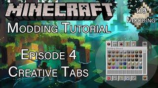 1.19 Fabric Modding Tutorial | Creative Tabs (#4)