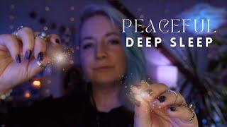 ASMR REIKI  rainy session for deep sleep   no talking ️ clearing negative energy