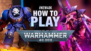 How to Play Warhammer 40k. Space Marines vs Tyranids Demo Game