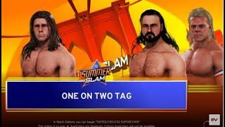 One on Two Tag Handicap Match