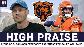 Ben Johnson Expresses HIGH PRAISE for Caleb Williams + Positive Injury Report. Bears News & Updates