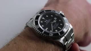 Rolex Oyster Perpetual Sea-Dweller Z-Series 16600 Luxury Watch Review