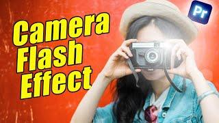 Fake Camera Flash Effect In Premiere Pro! | Tutorial
