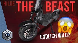  Stärkster 3200W Dual Motor E-Scooter? HILDE The Beast im XXL-Test (Review) #trittbrett #escooter