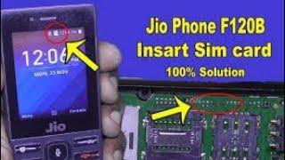 JIO F120B INSERT SIM PROBLEM 100% SOLUTION IN HINDI #mahir Enterprise