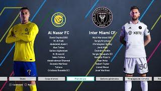 Al Nassr vs Inter Miami - PES 2024 Gameplay PC | eFootball 2024 Concept - PES 2021 Mods