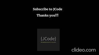 Welcome to JCode – The Code that Connects Knowledge!