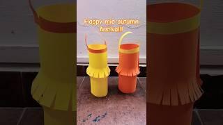 Making a paper lantern #lantern#mid autumn festival#shorts #diy