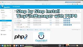 OpenWrt - Step by Step Install TinyFileManager with PHP8