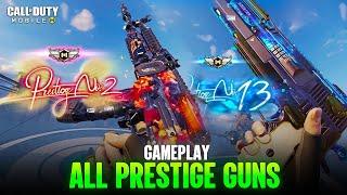 All Prestige Guns in COD Mobile - Gameplay CODM