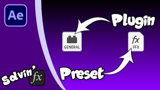 How to install Plugins and Presets in After Effects