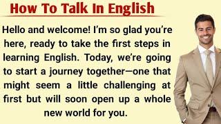 How To Talk In English | Learn English | How To Learn English | Learn English Through Story