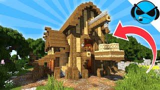 Minecraft: How To Build A Medieval Barn | SIMPLE Survival Barn Storage Tutorial