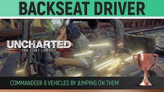 Uncharted: The Lost Legacy - Backseat Driver  Trophy Guide (Chapter 9)