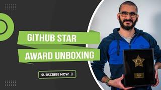 GitHub Star award unboxing - open source + community FTW #Shorts