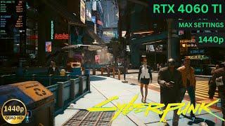 Cyberpunk 2077 | 1440p Max Settings | RTX 4060 Ti & i5 12400F | Ray Tracing + Path Tracing Tested