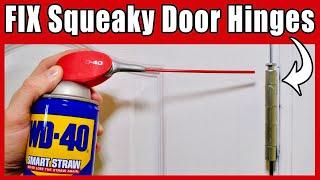 How To Fix Squeaky Door Hinges with WD-40 - Fast and Easy