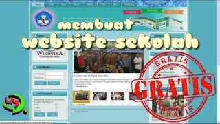 Cara membuat website sekolah gratis