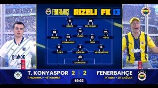 konyaspor 2-3 Fenerbahçe - FB TV GOL ANLARI - 13 Ocak 2025