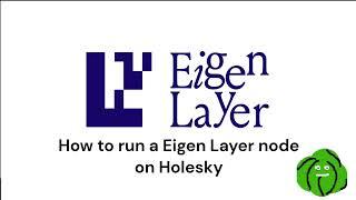 ️How to run a EigenLayer Operator on Holesky - Step by step tutorial️