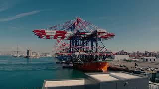 New Cranes Delivered to Long Beach Container Terminal