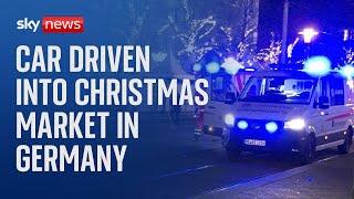 Germany: At least two dead and almost 70 injured after car ploughs into crowd in city of Magdeburg