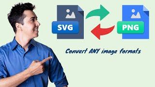 How to convert SVG to PNG | PNG to SVG | Any image format | Using Word or PPT | online | App
