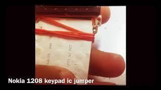 Nokia 1208 keypad ic jumper