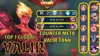 Valir Build Tank Best Counter | Valir Tank Build 2022 | Build Tank Valir Gameplay - MLBB