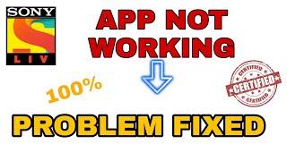 How to fix sony liv app not working problem 2023