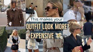 How to make your outfit look more expensive  14 tips