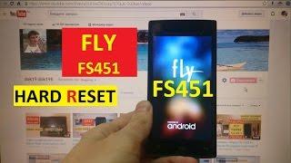 Сброс графического ключа Fly FS451 Factory Hard reset fly fs451