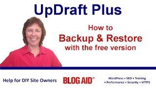 UpdraftPlus - Backup and Restore with Free Version