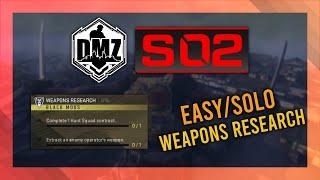Weapons Research GUIDE | DMZ Season 2 Mission Guide | Black Mous Solo Guide