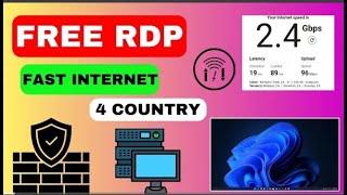 How to Get FREE RDP 2025| Create High Speed Internet | RDP kaise banaye | how to create free RDP