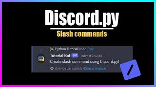 How to create Slash Commands! - Discord.py [Easy 5 min]